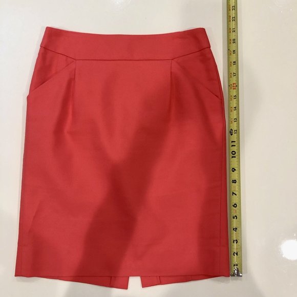 J. Crew Factory Pencil Skirt - Double Serge Cotton - Picture 6 of 8
